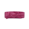 thumbnail image 1 of INSPIRE CHICLadies Faux Leather Self Tie Bowknot Wide Waist Band Sash Obi Belt for Dresses one size Hot Pink, 1 of 4