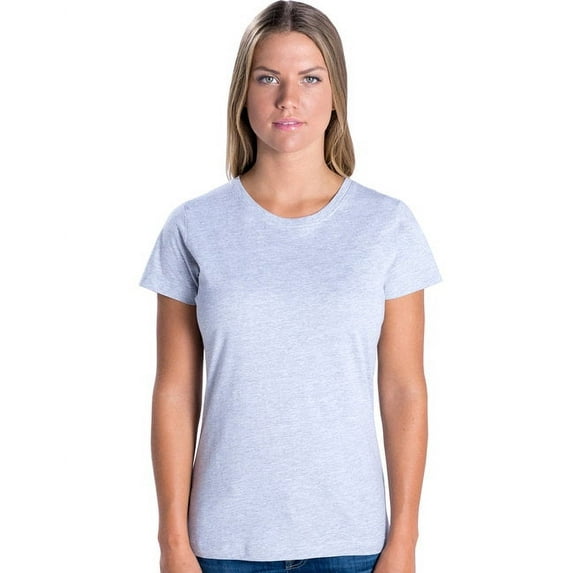 Ladies' Fine Jersey T-Shirt ASH M
