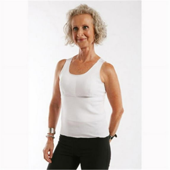 Ladies First Roo Post Surgical Camisole, White - 2XL