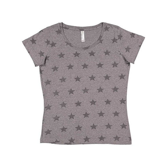 Ladies' Five Star T-Shirt GRAN HTHR STAR L