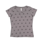 Ladies Five Star T-Shirt - GRAN HTHR STAR - M