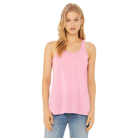Ladies' Flowy Racerback Tank, S, LILAC