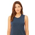 thumbnail image 1 of Ladies' Flowy Scoop Muscle Tank - HEATHER NAVY - XL, 1 of 5