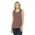 thumbnail image 1 of Ladies' Flowy Scoop Muscle Tank - MAUVE - XL, 1 of 5