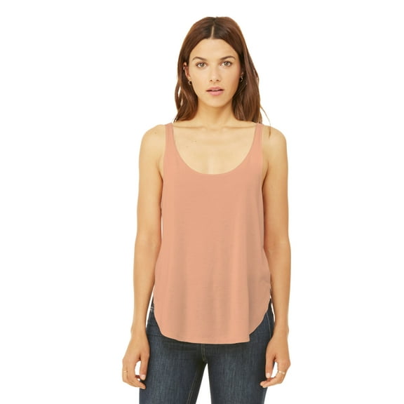 Ladies' Flowy Side Slit Tank