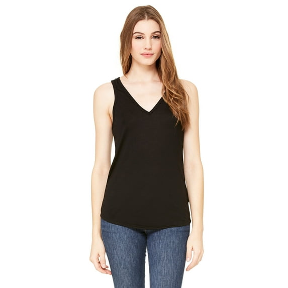 Ladies' Flowy V-Neck Tank