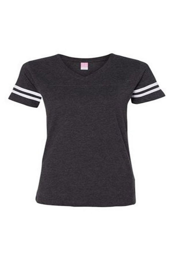 Ladies' Football Fine Jersey T-Shirt
