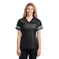 thumbnail image 1 of Ladies Football Replica Jersey Color Black/White X-Small Size, 1 of 10