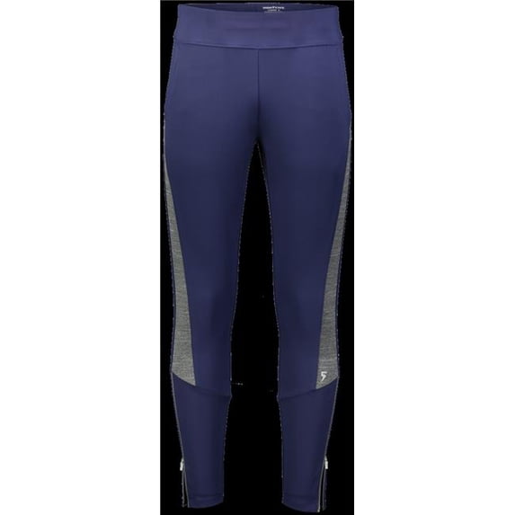 Ladies Free Form Pant, Navy & Carbon Heather - 2XL