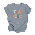 thumbnail image 1 of Ladies Fun Graphic T Shirt Cute Cartoon Printed T Shirt Color, 1 of 4
