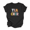 thumbnail image 1 of Ladies Fun Graphic T Shirt Cute Cartoon Printed T Shirt Color, 1 of 4