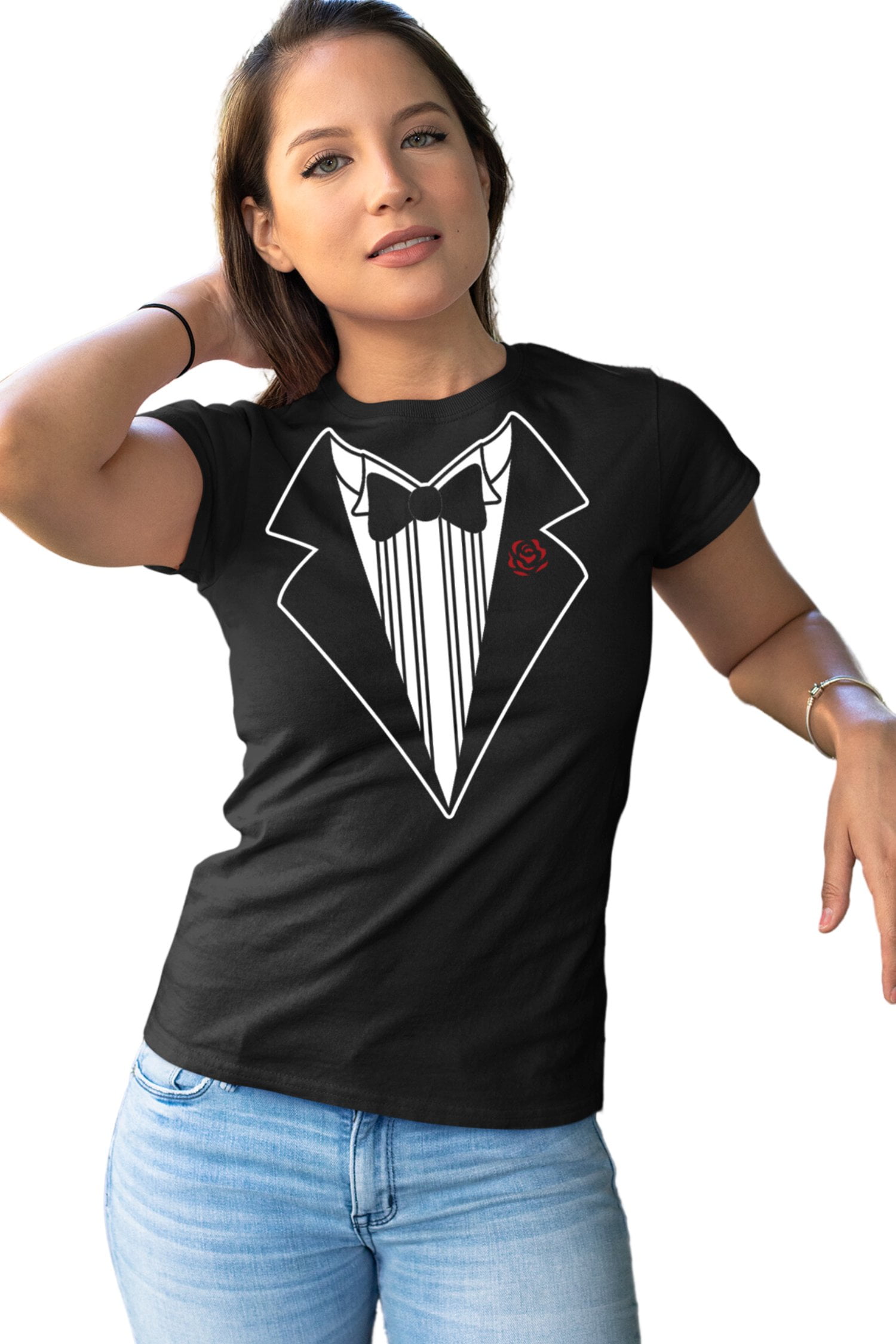 Tuxedo t shirt black ipa top