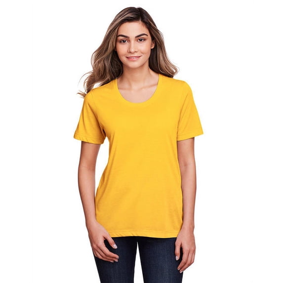 Ladies' Fusion ChromaSoft™ Performance T-Shirt CAMPUS GOLD M