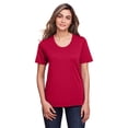 thumbnail image 1 of Ladies' Fusion ChromaSoft™ Performance T-Shirt CLASSIC RED M, 1 of 3