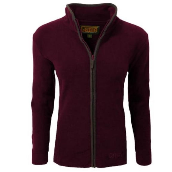 Ladies Game Penrith Fleece Jacket - Maroon Medium  Red