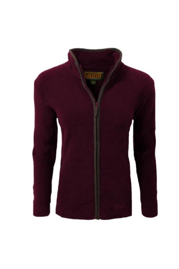 Ladies Game Penrith Fleece Jacket - Maroon Small  Red