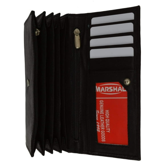 Ladies Genuine Leather Credit Card ID Currency Holder Wallet 2547 CF (C)