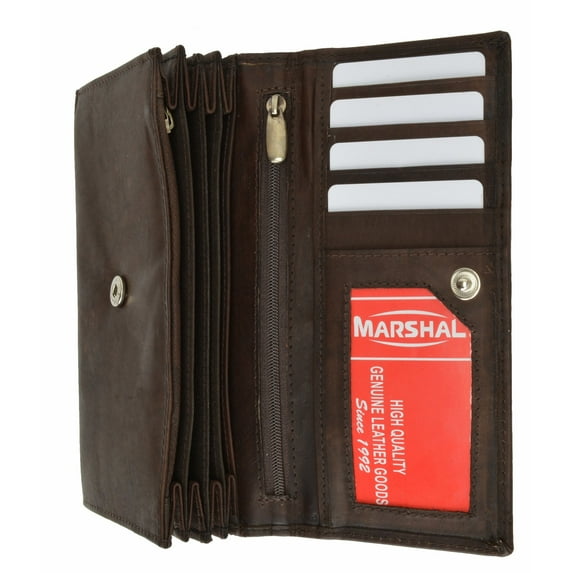 Ladies Genuine Leather Credit Card ID Currency Holder Wallet 2547 CF