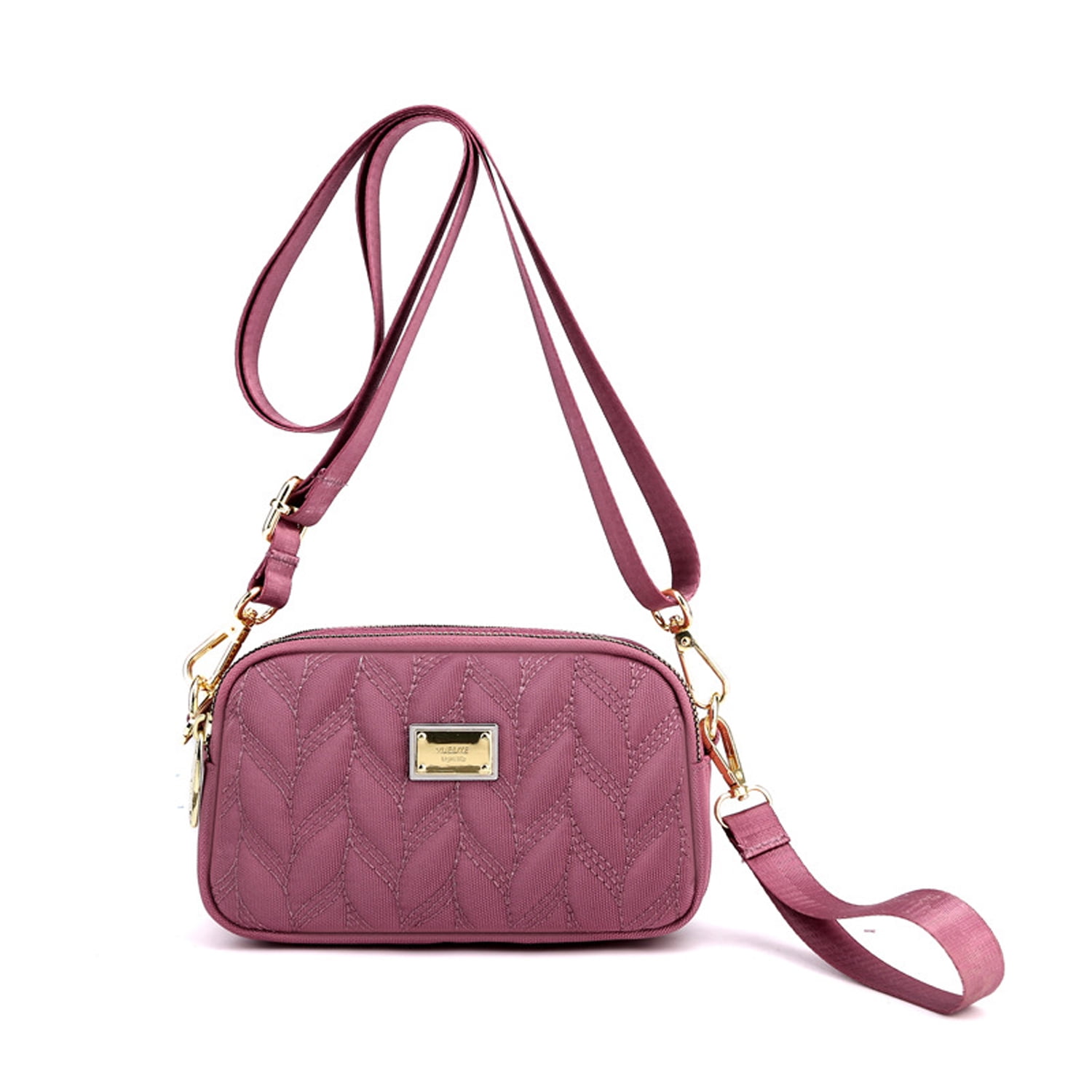 Ladies Girls Multi-Pocket Small Crossbody Shoulder Bag 