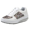 thumbnail image 1 of Ladies Girls Women's Shoes Sneaker Boots for Women Sport Sequins Wedges Shoes Sneaker Sandals for Women Shake Women's 8, 1 of 9