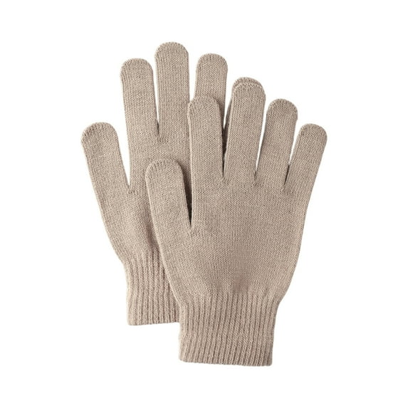 Ladies Gloves Magic Knit Gloves for Women Solid Colors(Camel)