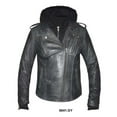 thumbnail image 1 of Ladies Gray Leather Jacket ,GRY ,2XL, 1 of 2