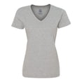 thumbnail image 1 of Ladies' HD Cotton™ V-Neck T-Shirt, 1 of 4