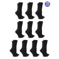thumbnail image 1 of Ladies Half Cushion Crew Socks, 10 Pair, 1 of 3