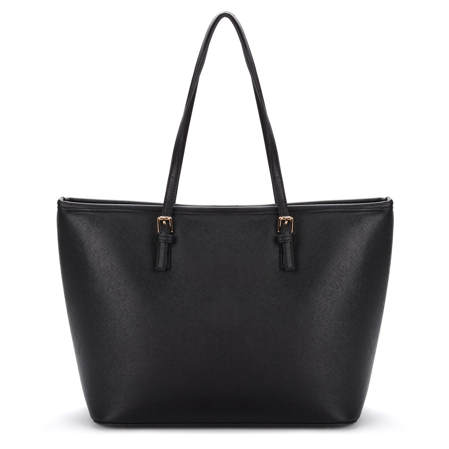 Ladies Handbag Tote Simple Casual Large Shoulder Bag Top Handle Handbag for Business for Women(Black)