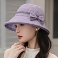 thumbnail image 1 of Ladies Hat Bridal Wedding Tea Party Sun Hat Ladies Outdoor Elegant Temperament Sun Hat Lightweight Breathable Sun Hat Summer New Two Color Bow Elegant Sun Shade Hat French Style Women Hat Valentines, 1 of 4