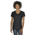 thumbnail image 1 of Ladies' Heavy Cotton™ V-Neck T-Shirt, 1 of 3