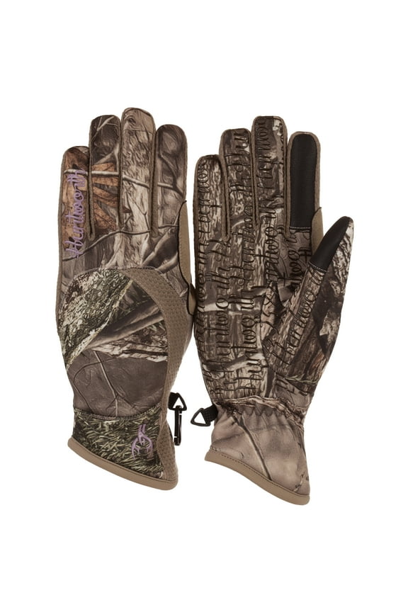 Ladies Hiddn Camo Fleece Lined Glove Large