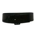 thumbnail image 1 of Ladies High Waist Patent Leather Wide Fashion Square Belt, 1 of 2