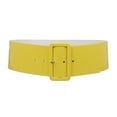 thumbnail image 1 of Ladies High Waist Patent Leather Wide Fashion Square Belt, 1 of 2