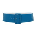 thumbnail image 1 of Ladies High Waist Patent Leather Wide Fashion Square Belt, 1 of 2