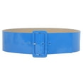thumbnail image 1 of Ladies High Waist Patent Leather Wide Fashion Square Belt, 1 of 2