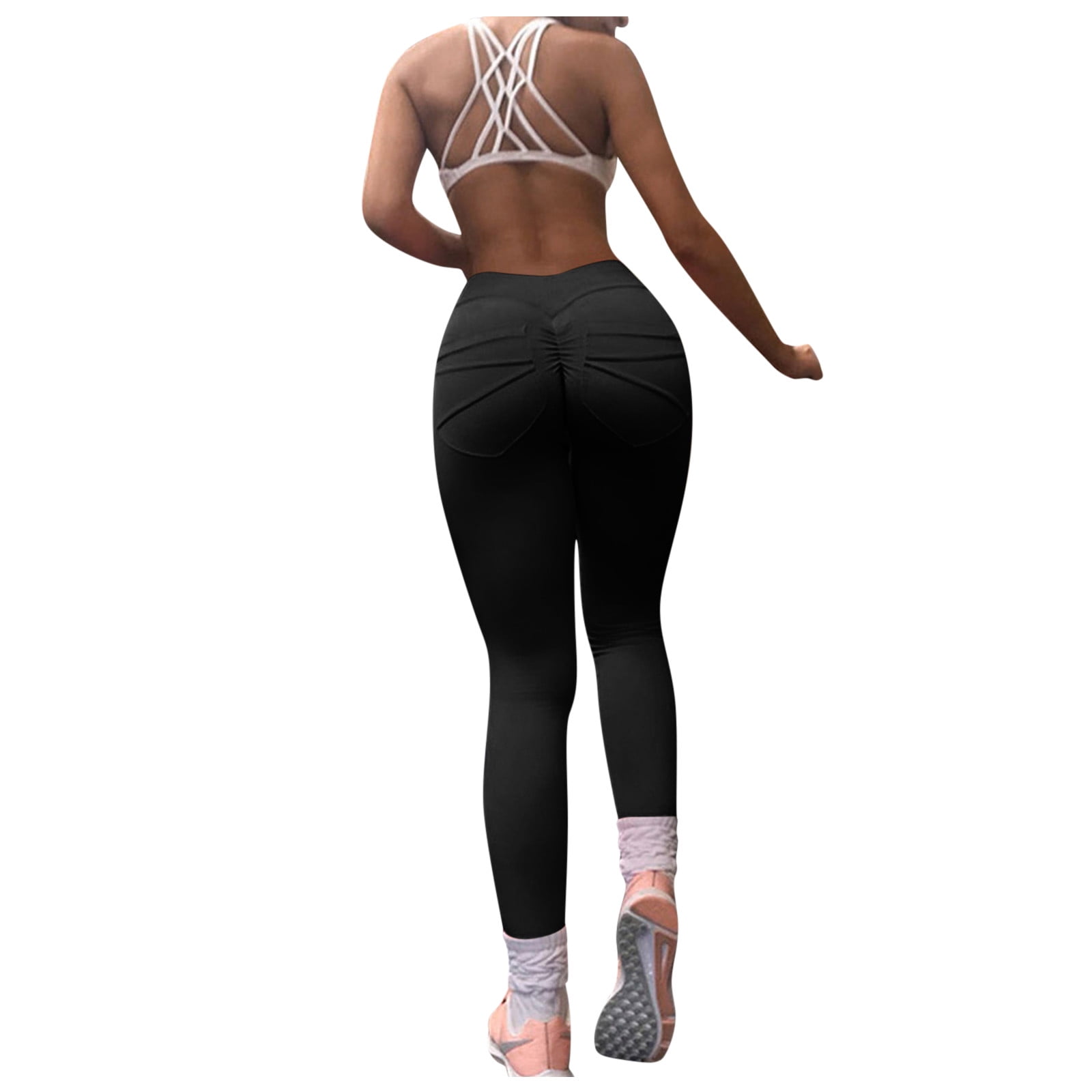 Ladies High WaistFitness Pants Sports Stretch Yoga Pants With Pockoga  pants for women with pockets boho yoga pants for women woman yoga pant
