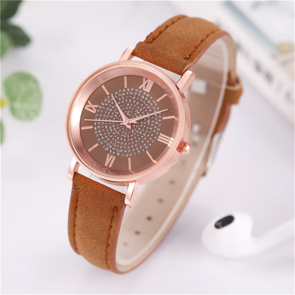 Mzoazpie Watches Quartz Watch Wind Up Watches for Men No Battery Stainless Steel Dial Casual Watches for Woman Bracele Watch 2025