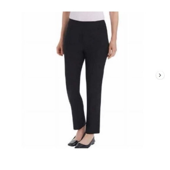 Ladies Hilary Radley EcoCosy Pull-On Ankle Pant Black Size XXL