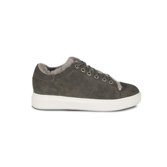 Ladies Holly Sheepskin Sneaker Gray