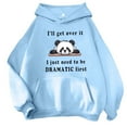 Ladies' Hooded Fashion Casual Sweatshirt With Cute Print Warm Top