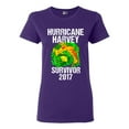 thumbnail image 1 of Ladies Hurricane Harvey Storm Survivor Houston Texas 2017 DT T-Shirt Tee, 1 of 2
