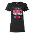 thumbnail image 1 of Ladies Hurricane Harvey Survivor Cyclone Symbol 2017 Houston Texas DT T-Shirt Tee, 1 of 2