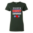 thumbnail image 1 of Ladies Hurricane Harvey Survivor Cyclone Symbol 2017 Houston Texas DT T-Shirt Tee, 1 of 2