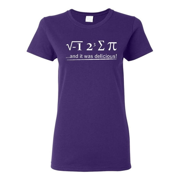 Ladies I 8 Sum Pi And It Was Delicious Algebra Equation Funny T-Shirt Tee