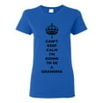 thumbnail image 1 of Ladies I Can't Keep Calm I'm Going To Be A Grandma Grandmother DT T-Shirt Tee, 1 of 2