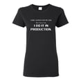 thumbnail image 1 of Ladies I Don't Always Test My Code Funny T-Shirt Tee, 1 of 2