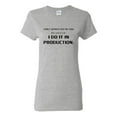 thumbnail image 1 of Ladies I Don't Always Test My Code Funny T-Shirt Tee, 1 of 2