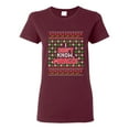 thumbnail image 1 of Ladies I Don't Know Margo Vacation Ugly Christmas Gift Funny DT T-Shirt Tee, 1 of 2