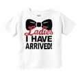 thumbnail image 1 of Ladies I Have Arrived Bowtie New Son Youth T Shirt Tee Boys Infant Toddler Brisco Brands 12M, 1 of 5